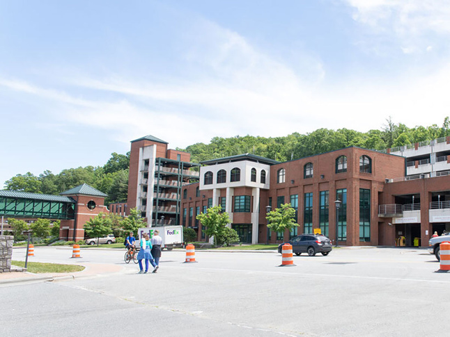 Appalachian Police Department located in the Rivers Street Parking Deck.